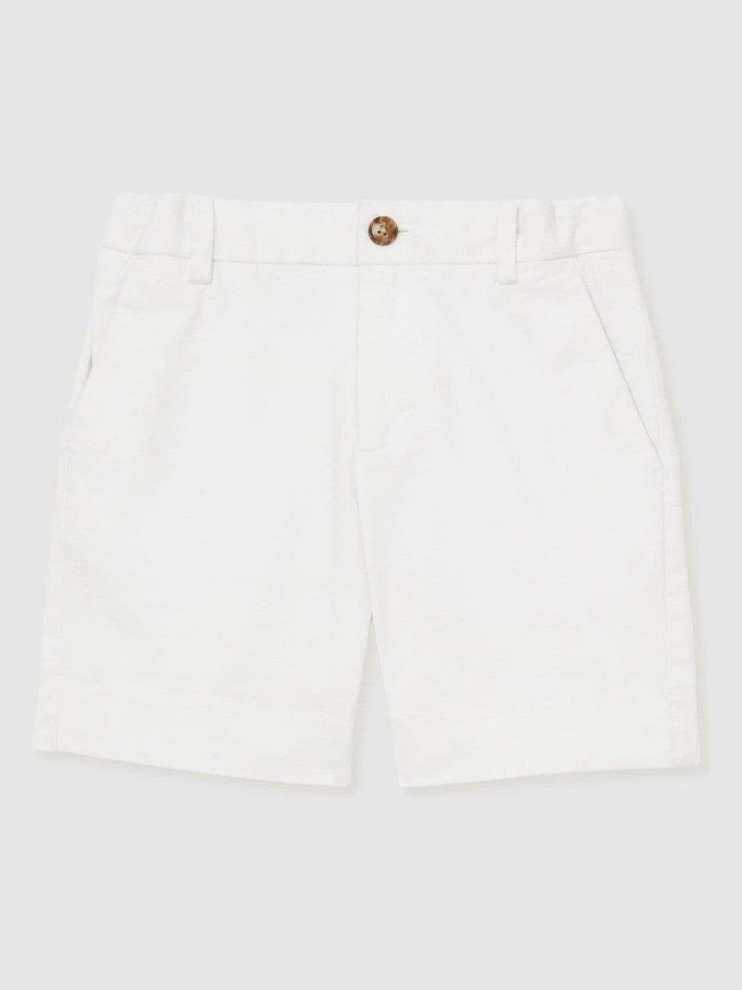 Reiss | 3-9 yrs Cotton Chino Shorts with Stretch in White