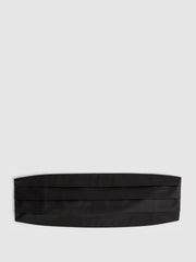 Reiss | Silk Cummerbund in Black