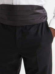 Reiss | Silk Cummerbund in Black
