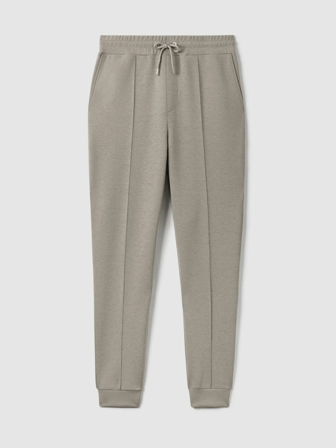 Reiss | Drawstring Jersey Joggers in Taupe