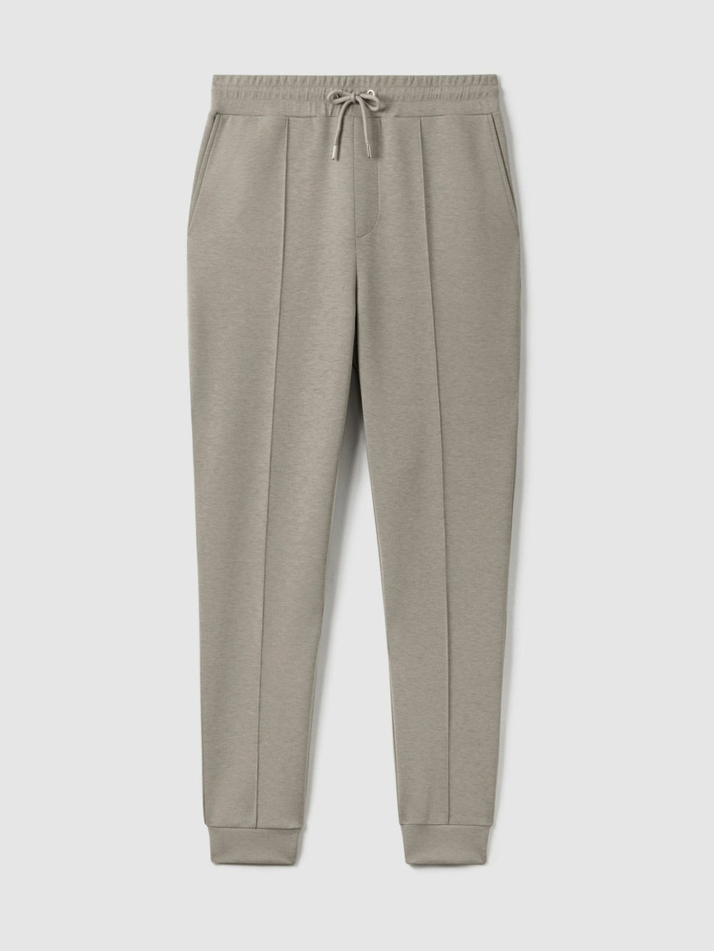 Reiss | Drawstring Jersey Joggers in Taupe