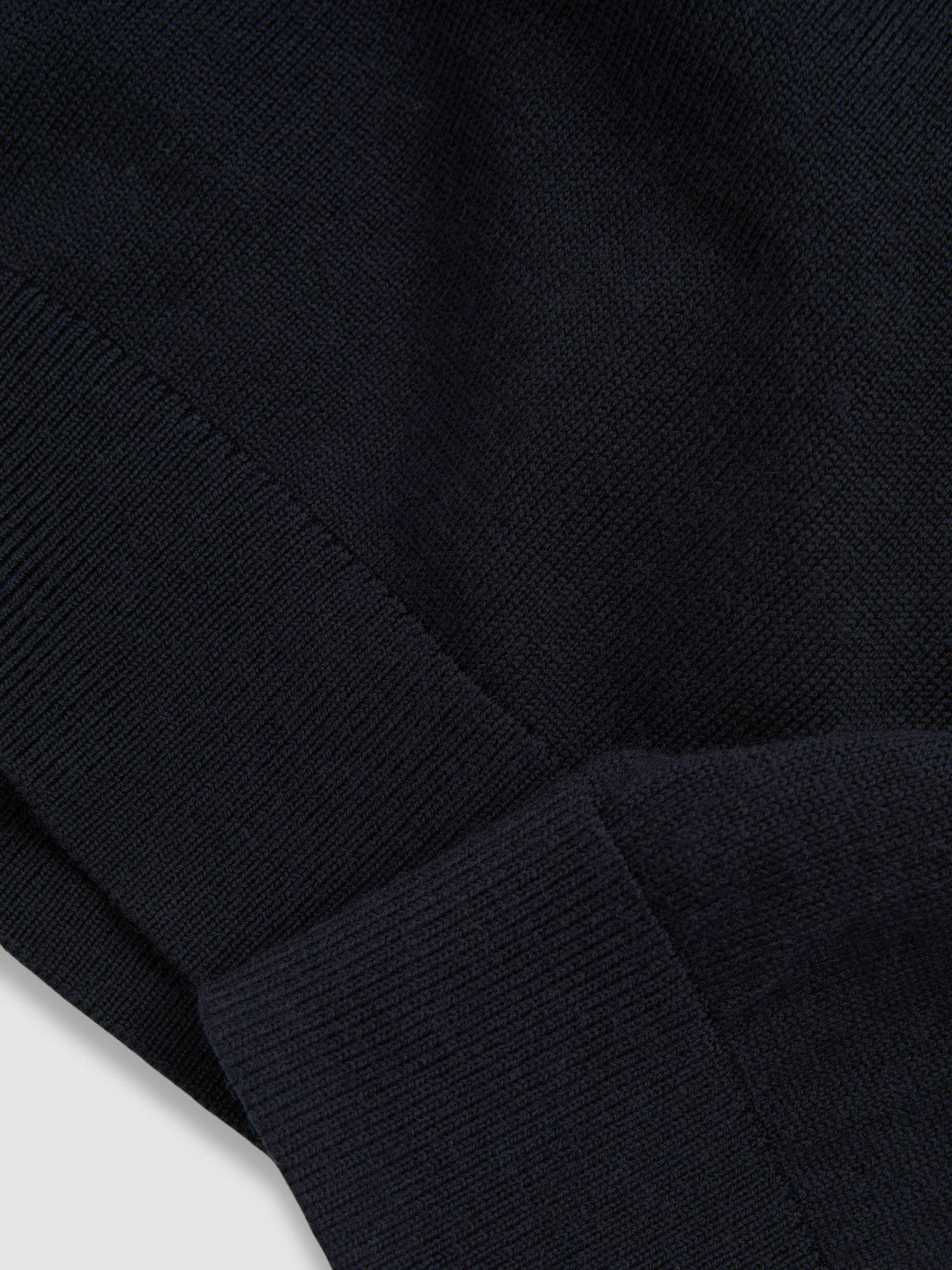 Reiss | 3-9 yrs Merino Wool Half-Zip Funnel Neck Jumper in Navy