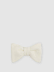 Reiss | Velvet Bow Tie in Ivory