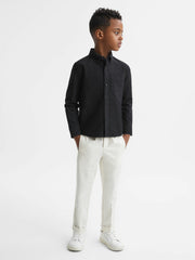Reiss | 3-9 yrs Button Down Oxford Shirt in Black