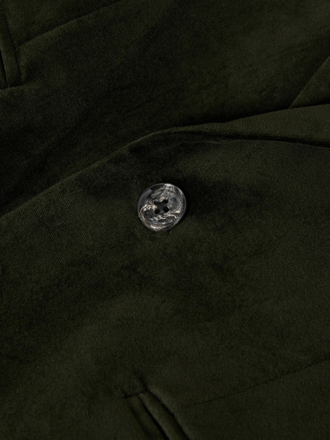 Reiss | 9-14 yrs Slim Fit Velvet Single Breasted Blazer in Emerald