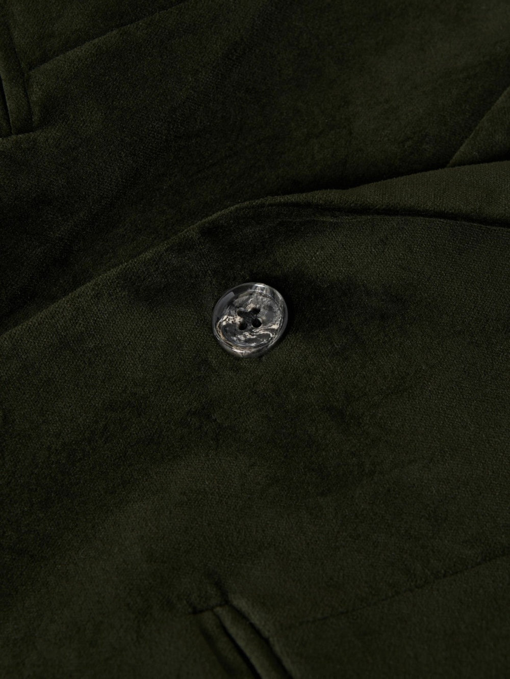 Reiss | 9-14 yrs Slim Fit Velvet Single Breasted Blazer in Emerald