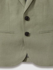 Reiss | 9-13 yrs Linen Single Breasted Blazer in Apple