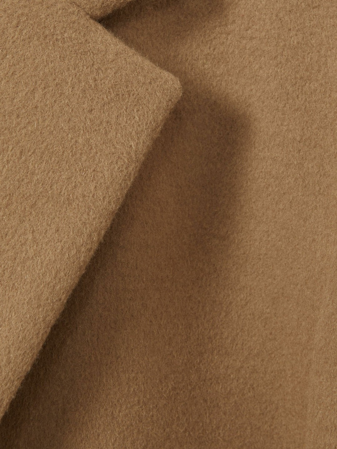 Reiss | Wool Blend Single Breasted Epsom Overcoat in Camel