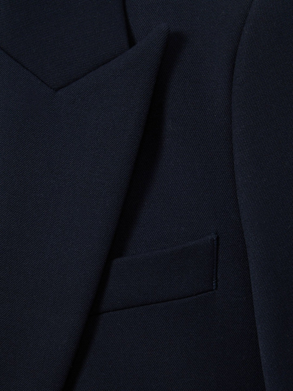 Reiss | Petite Tailored Single Breasted Suit Blazer in Navy