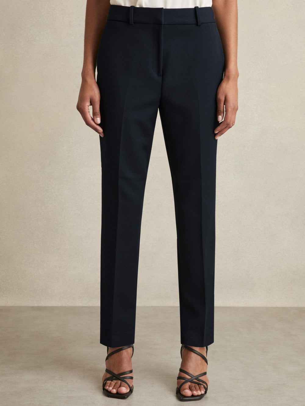 Reiss | Petite Slim Fit Suit Trousers in Navy