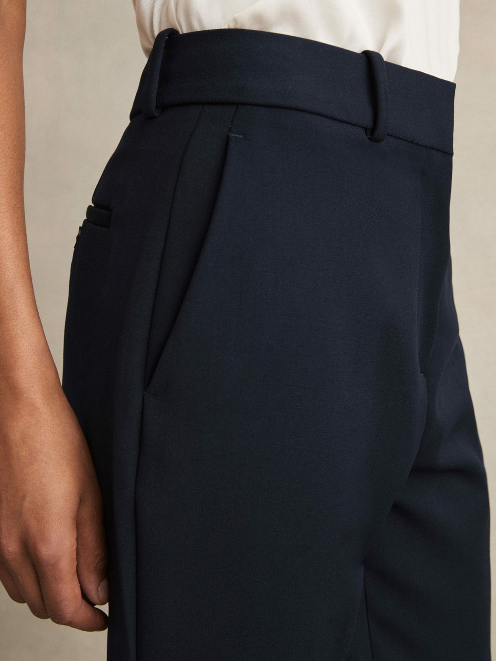 Reiss | Petite Slim Fit Suit Trousers in Navy