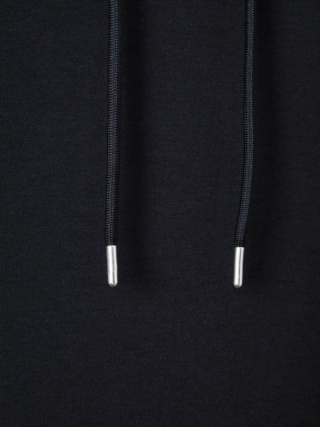 Reiss | Interlock Jersey Drawstring Hoodie in Navy Blue