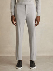 Reiss | Slim-Fit Drawstring Trousers in Grey