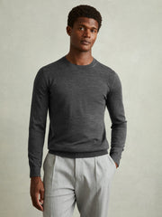 Reiss | Pack of Two Merino Wool Jumpers in Derby Grey Marl