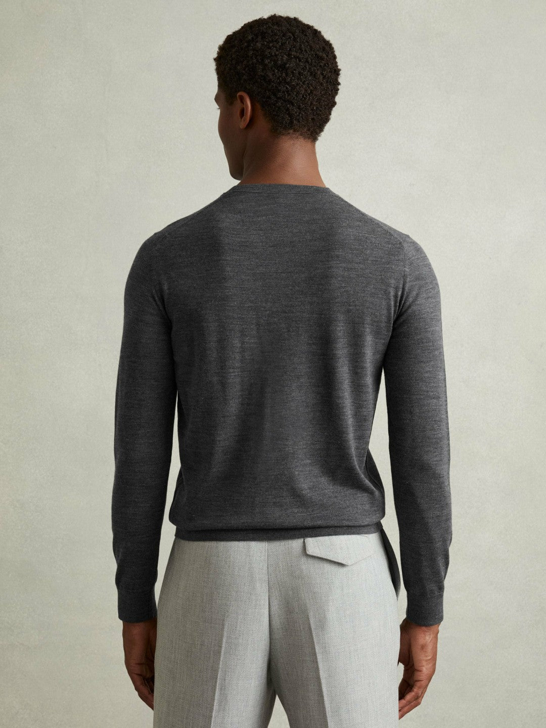 Reiss | Pack of Two Merino Wool Jumpers in Derby Grey Marl