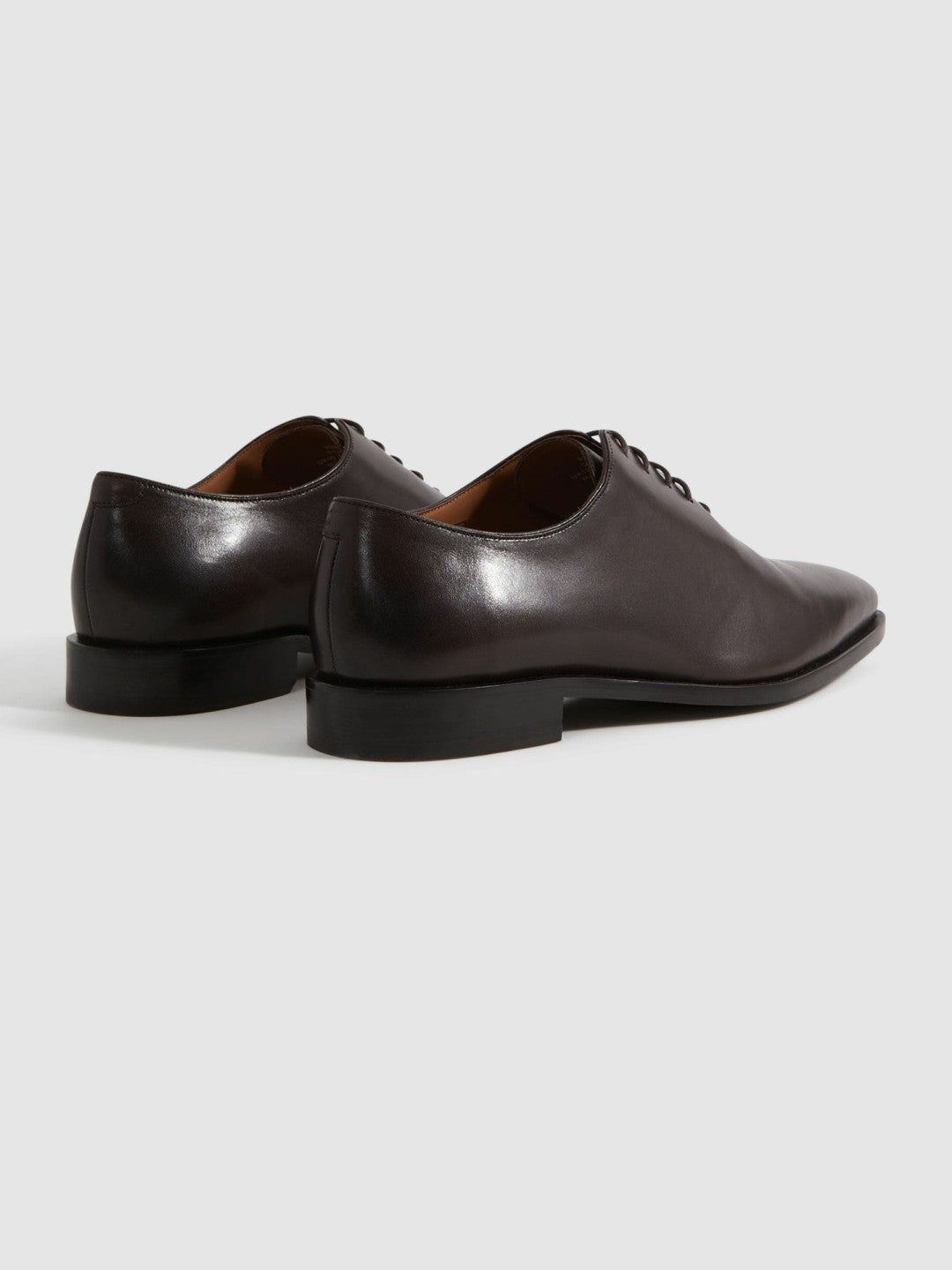 Reiss | Leather Lace-Up Shoes in Dark Brown