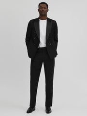 Reiss | Leather Lace-Up Shoes in Black