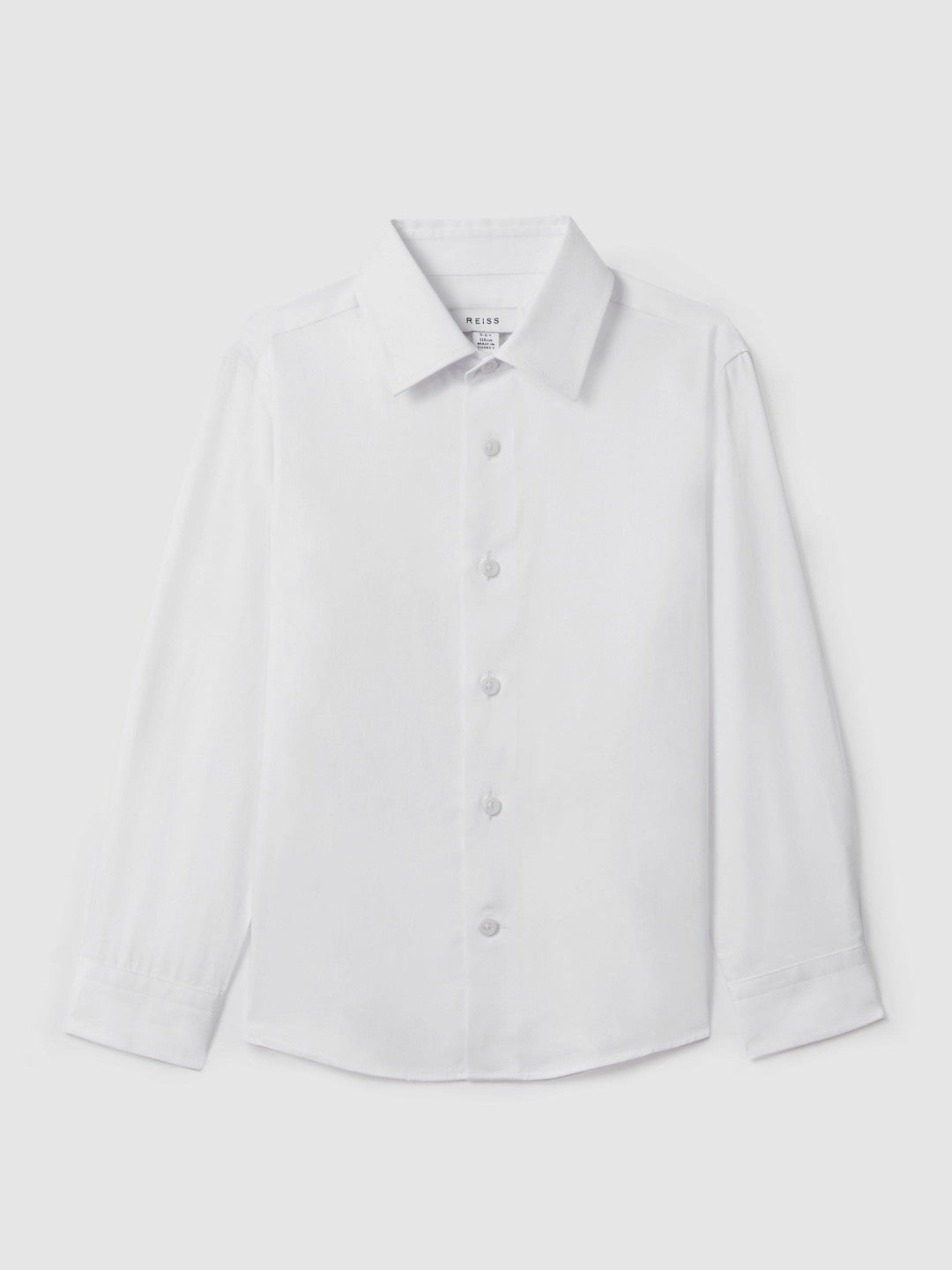 Reiss | 3-9 yrs Slim Fit Cotton Shirt in White