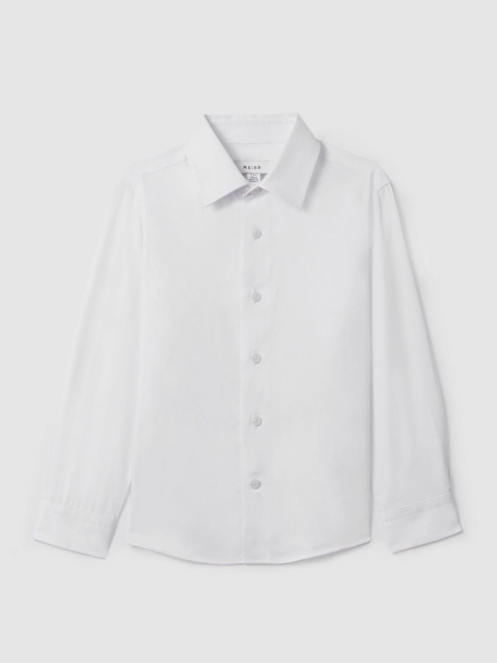 Reiss | 3-9 yrs Slim Fit Cotton Shirt in White