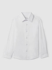 Reiss | 3-9 yrs Slim Fit Cotton Shirt in White