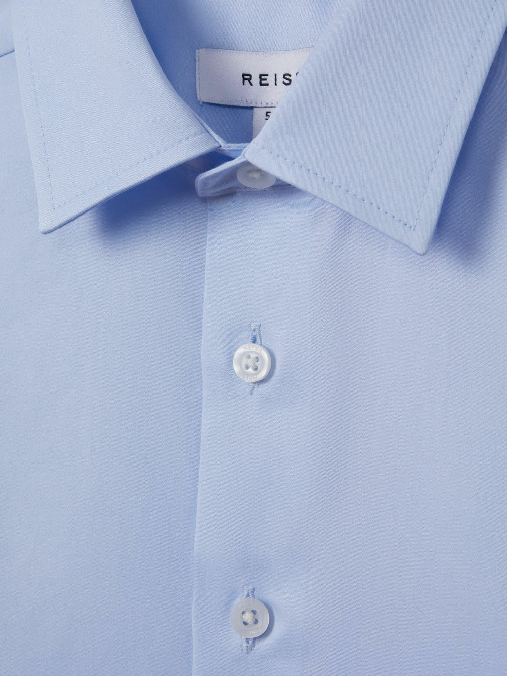 Reiss | 3-9 yrs Slim Fit Cotton Shirt in Soft Blue