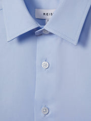 Reiss | 3-9 yrs Slim Fit Cotton Shirt in Soft Blue