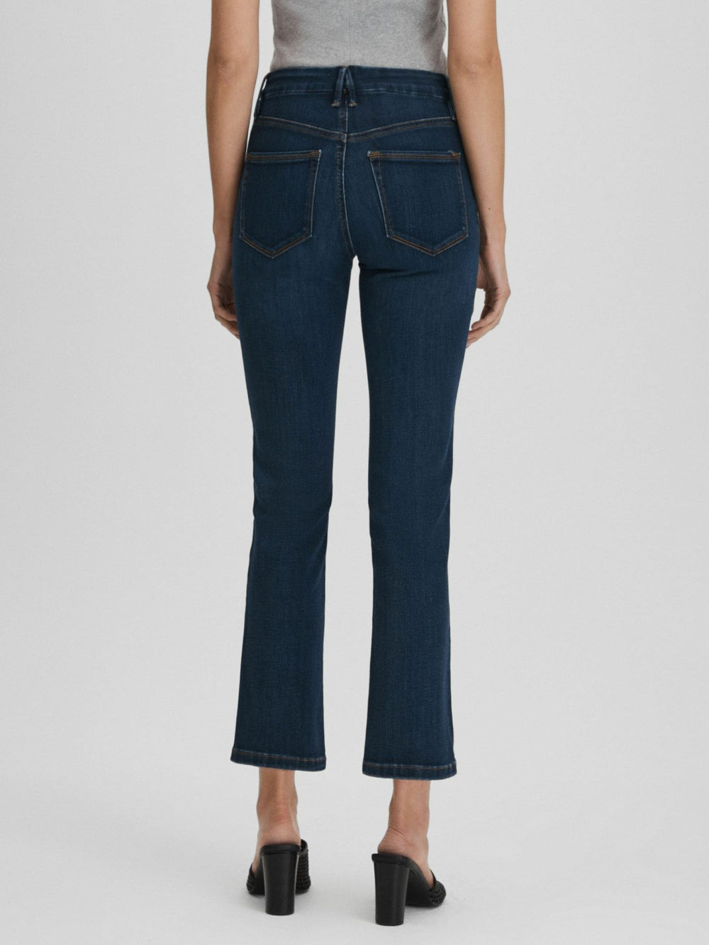 Reiss | Good American Slim Fit Cropped Jeans in Blue