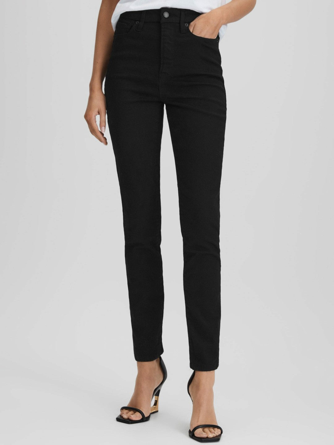 Reiss | Good American Ultra High Skinny Jeans in Black