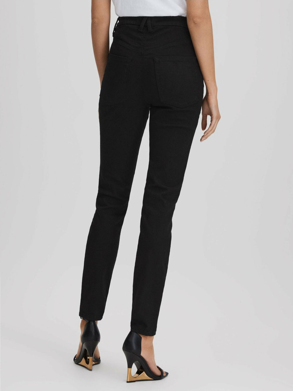 Reiss | Good American Ultra High Skinny Jeans in Black
