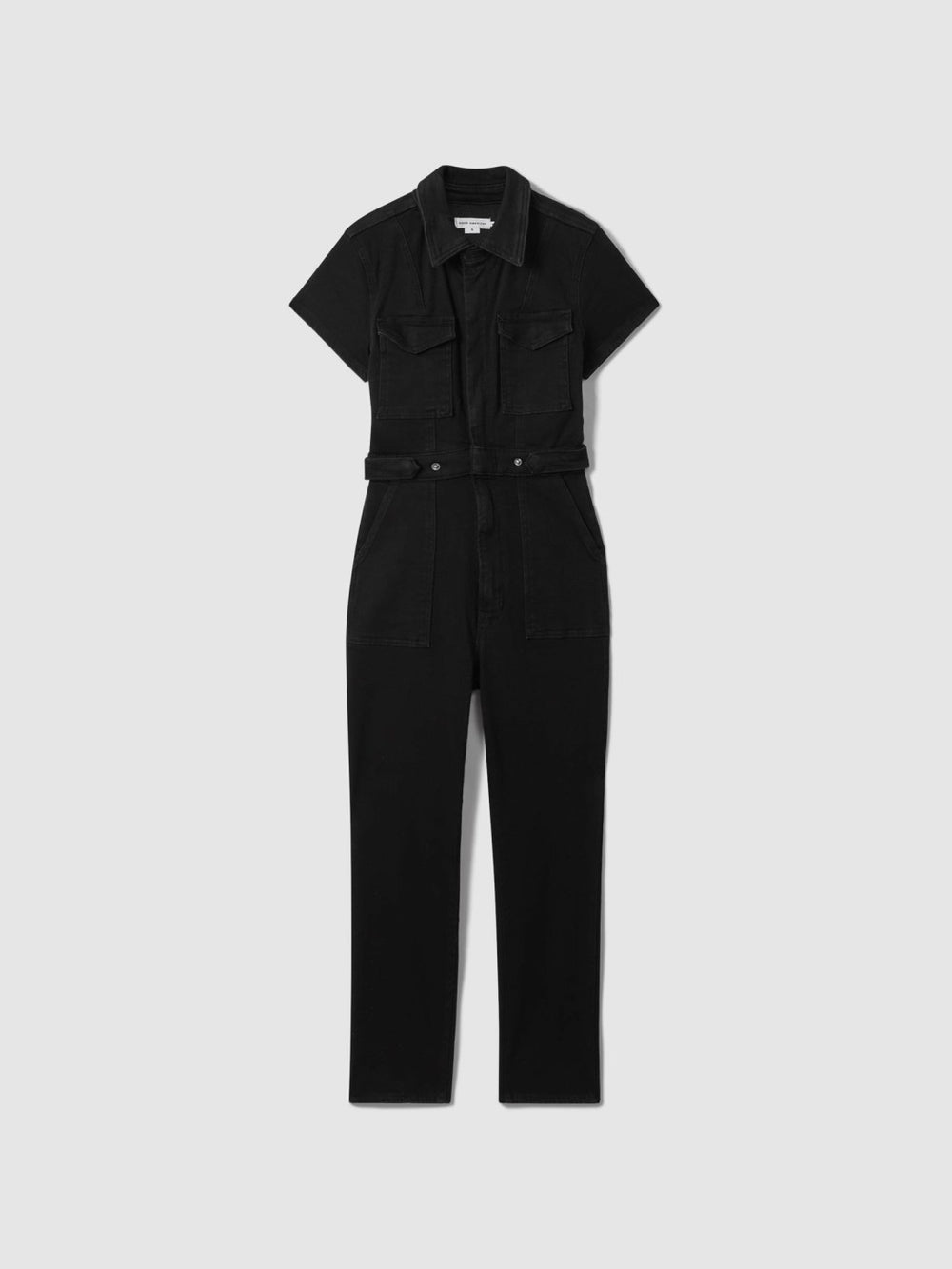 Reiss | Good American Denim Jumpsuit in Black