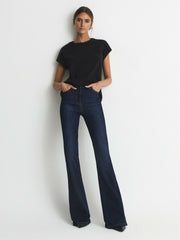Reiss | Cotton-jersey T-shirt in Black
