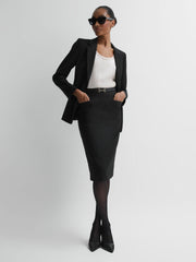Reiss | Tailored Pencil Skirt in Black