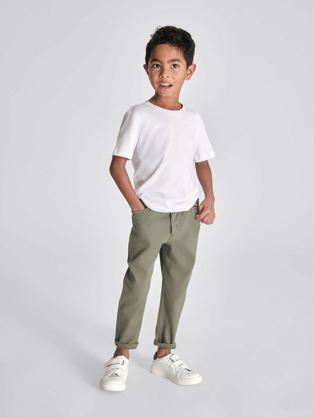 Reiss | 4-9 yrs Crew Neck T-Shirt in White