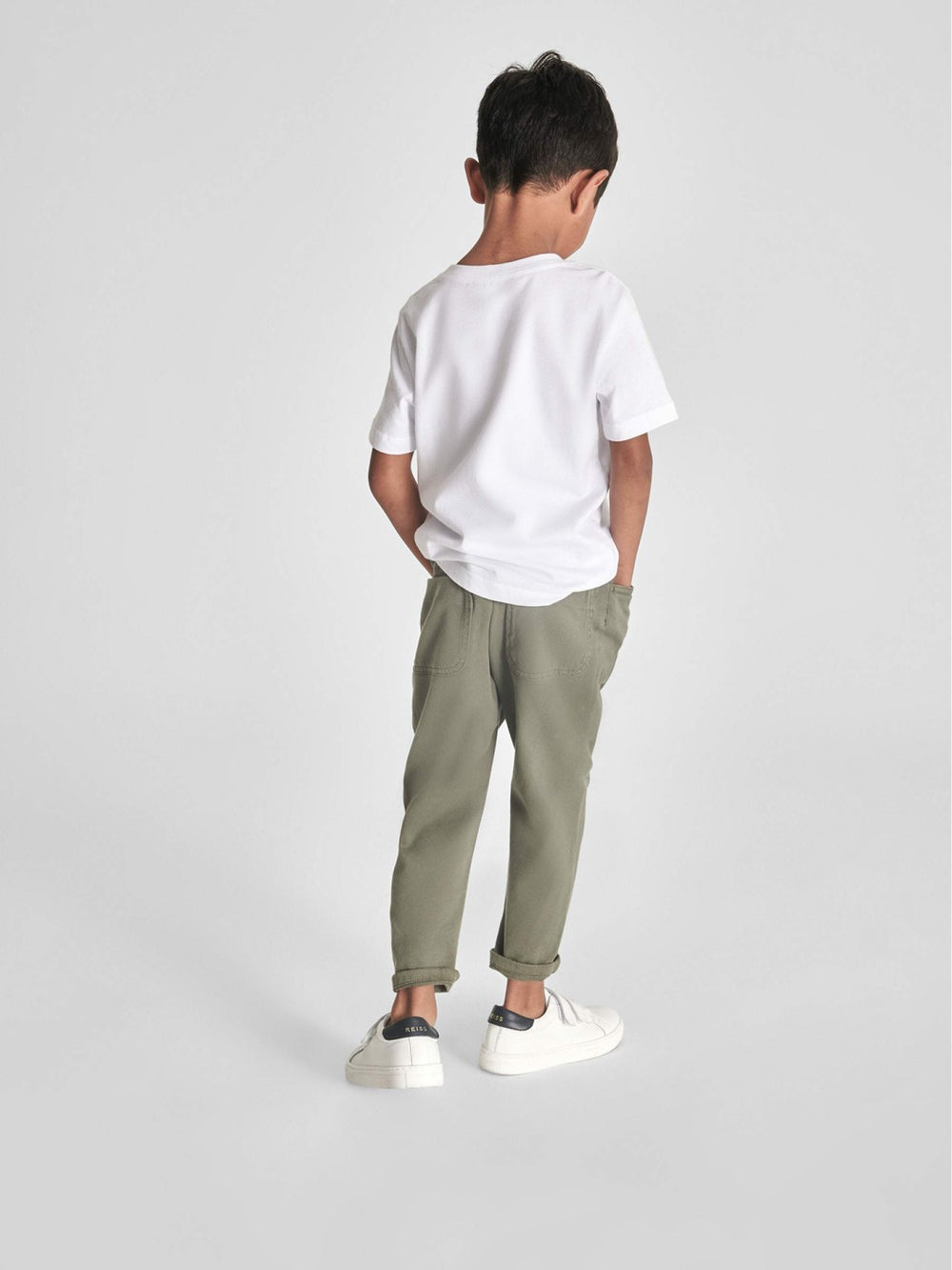 Reiss | 4-9 yrs Crew Neck T-Shirt in White