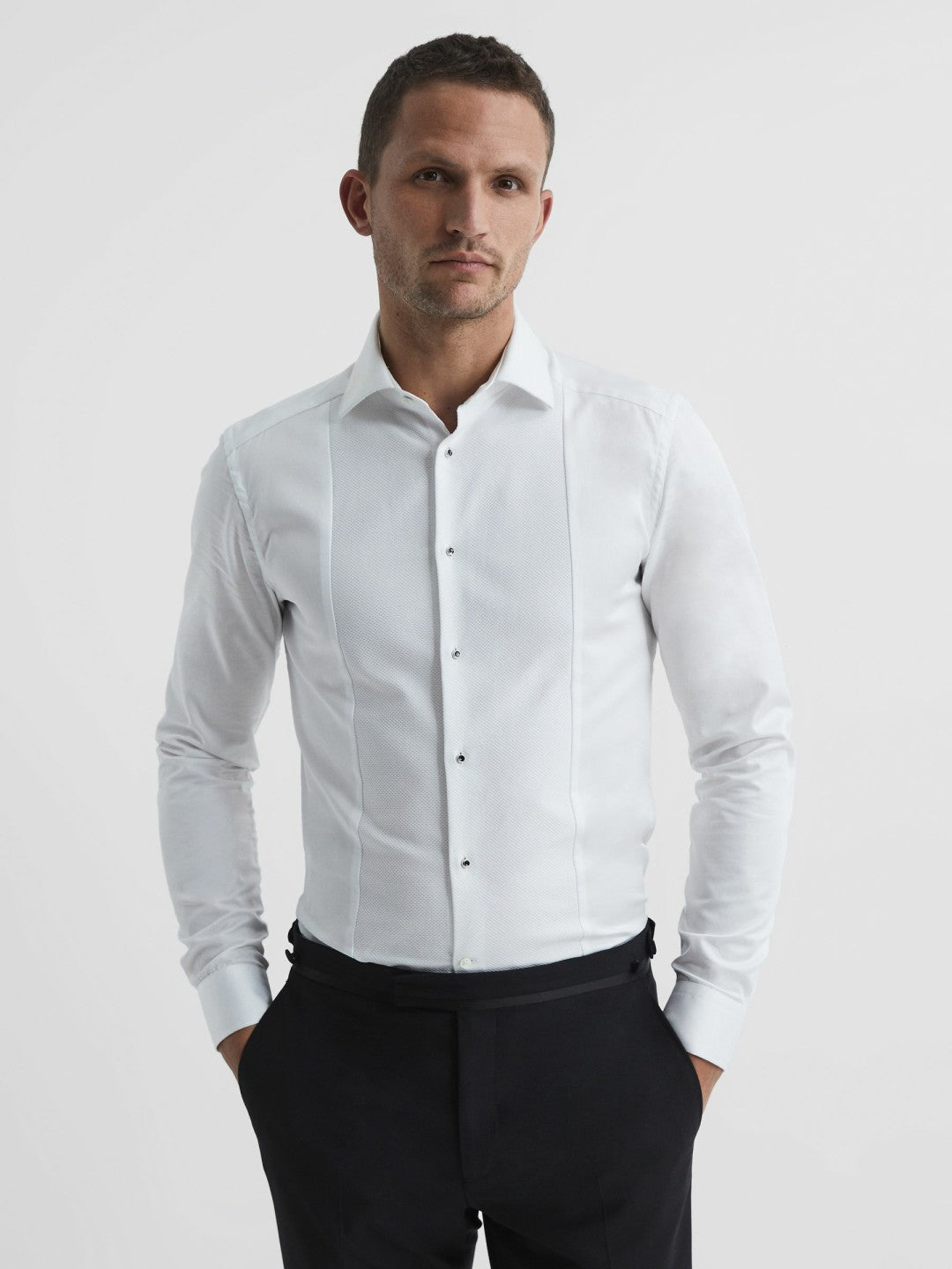 Reiss | Slim Fit Dinner Shirt in White