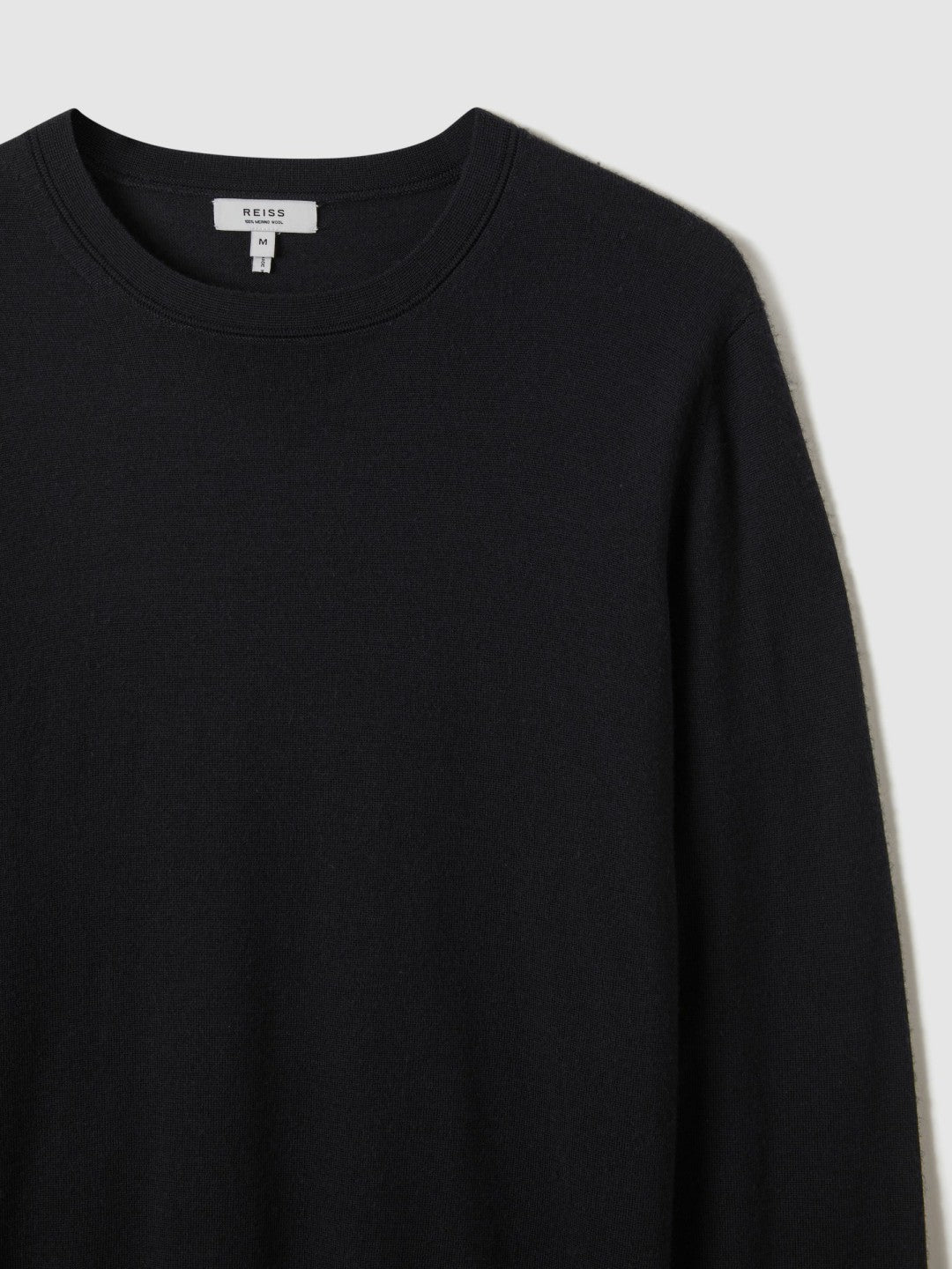 Reiss | Merino Wool Crew Neck Jumper in Navy