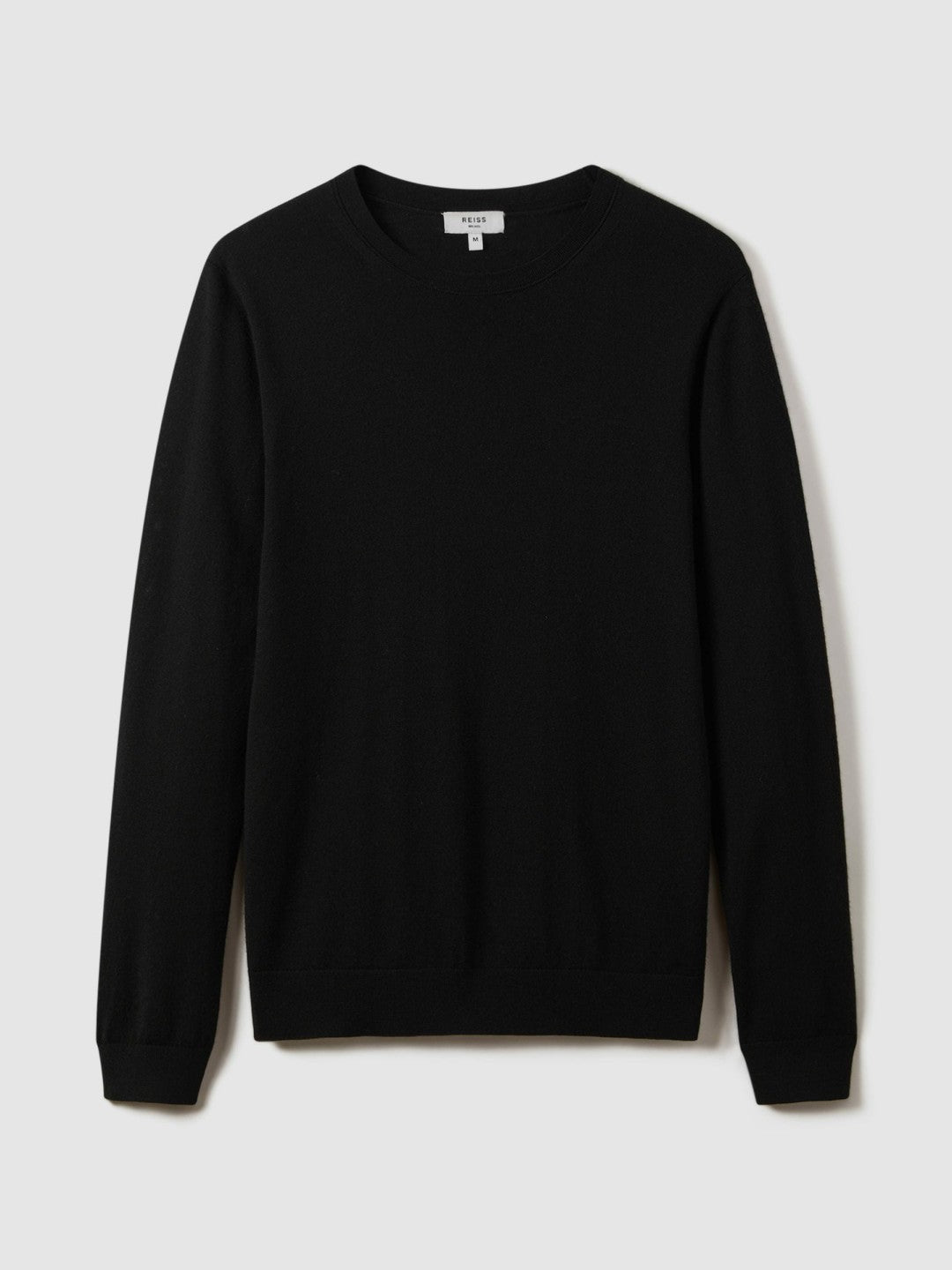 Reiss | Merino Wool Crew Neck Jumper in Black