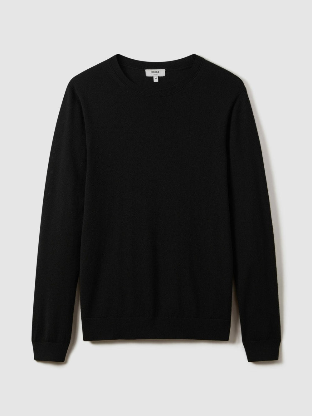 Reiss | Merino Wool Crew Neck Jumper in Black