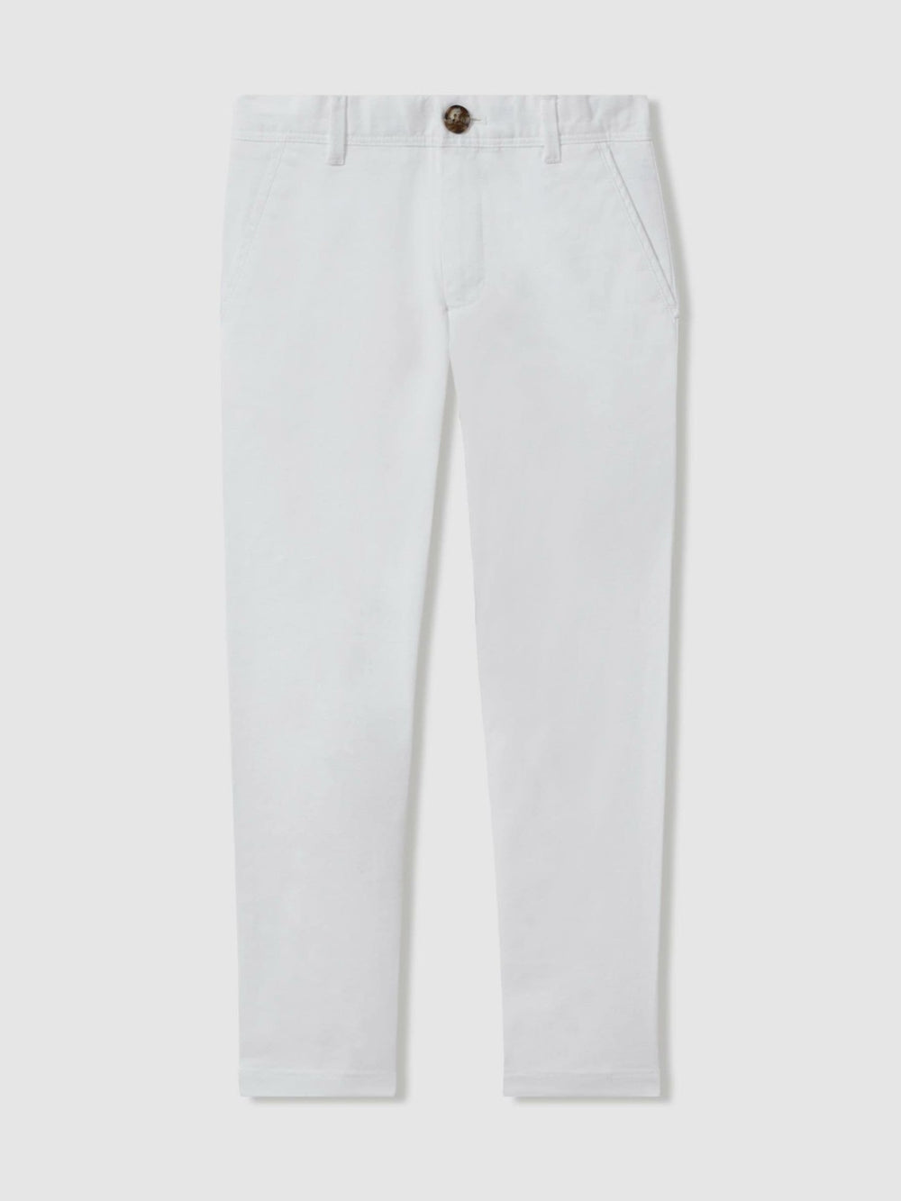Reiss | 9-14 yrs Slim Fit Casual Chinos in White