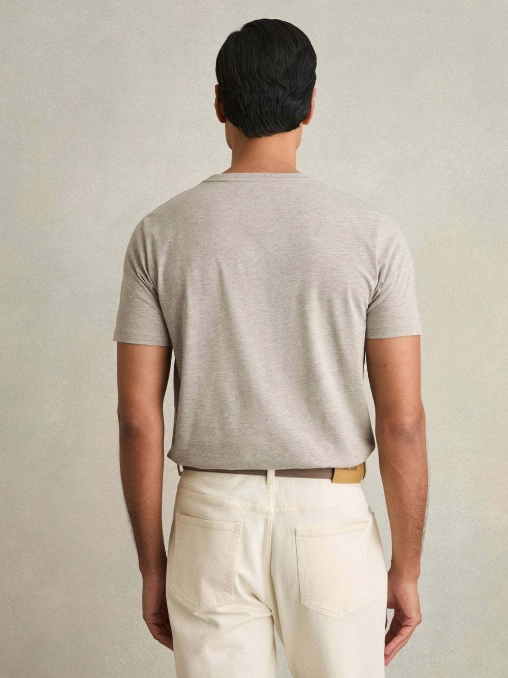 Reiss | Cotton-Jersey Crew-Neck T-shirts 3 Pack in Multi Melange