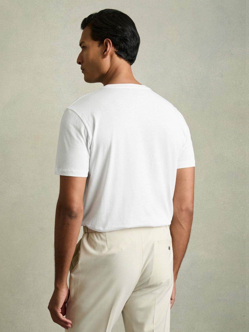 Reiss | Cotton-Jersey Crew-Neck T-shirts 3 Pack in White