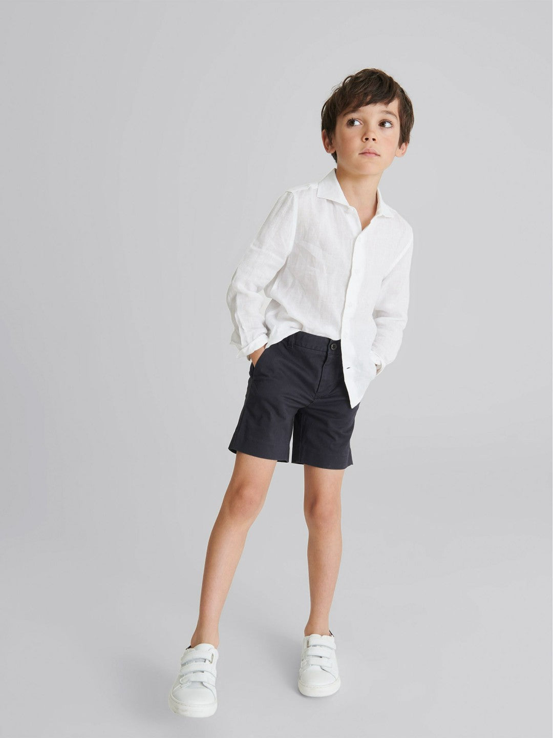 Reiss | 4-9 yrs Casual Chino Shorts in Navy