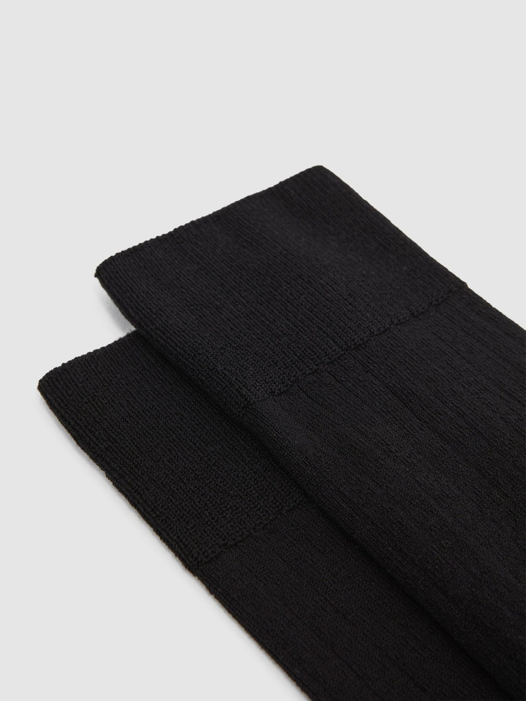 Reiss | Ribbed Socks in Black