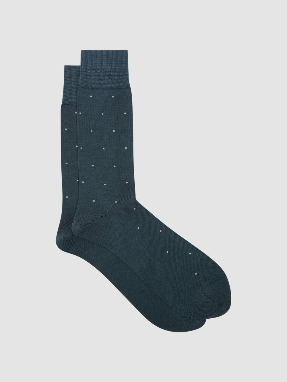 Reiss | Polka Dot Socks in Airforce Blue