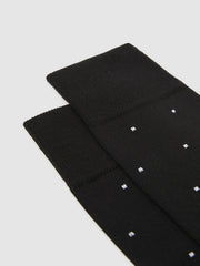 Reiss | Polka Dot Socks in Black