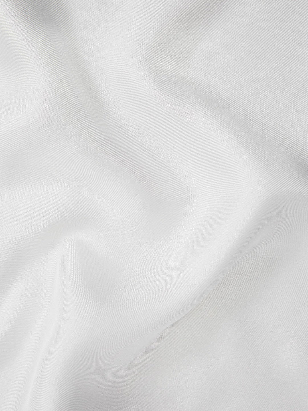 Reiss | Plain Silk Pocket Square in White