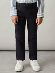 Reiss | 9-14 yrs Slim Fit Casual Chinos in Navy