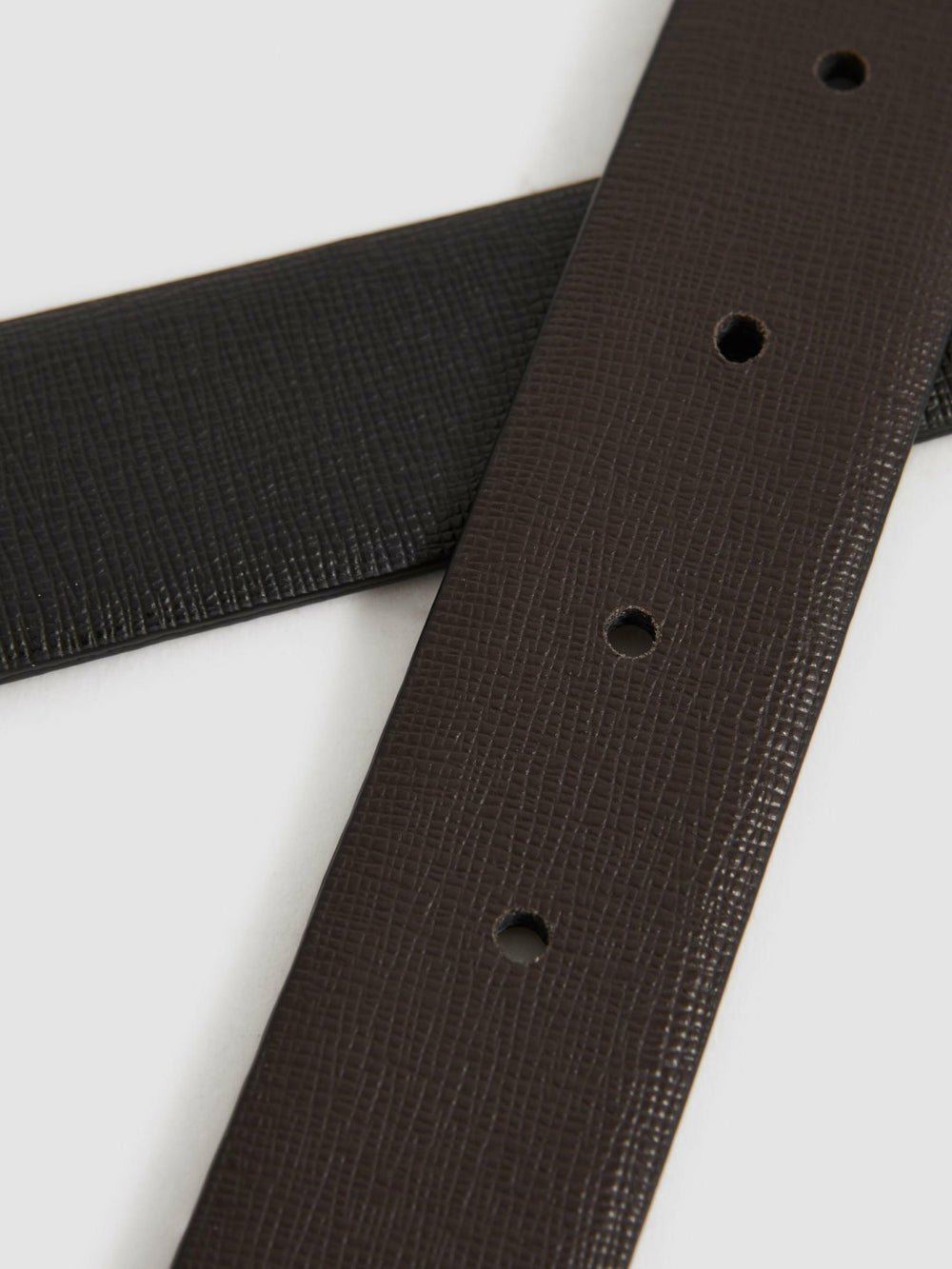 Reiss | Reversible Leather Belt in Black/Brown