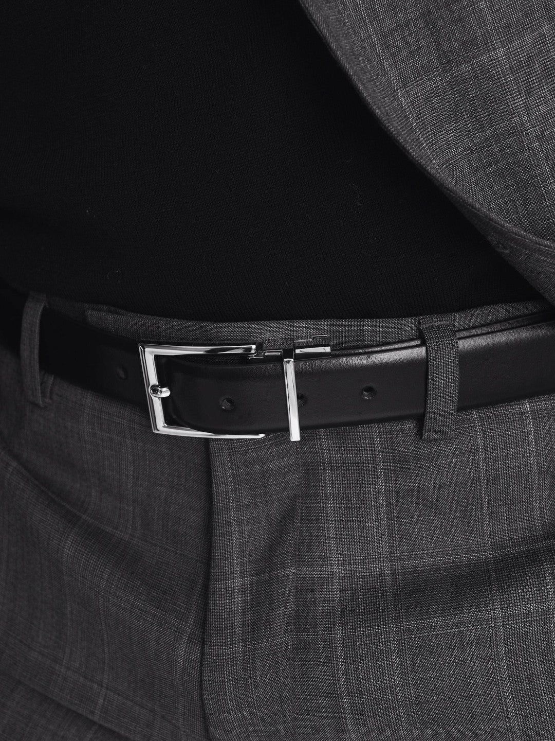 Reiss | Reversible Leather Belt in Black/Brown