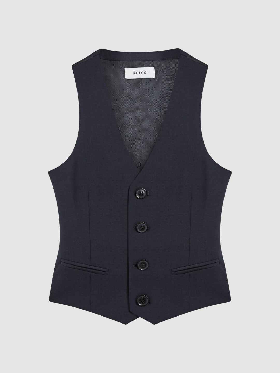 Reiss | 4-9 yrs Modern Fit Waistcoat in Navy